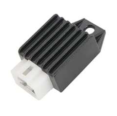Rectificador Regulador de Voltaje GY6 Scooter s/Cable 4P Negro