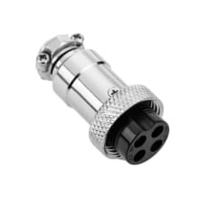 Conector Aviacion GX-16 4P Hembra