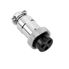 Conector Aviacion GX-20 3P Hembra