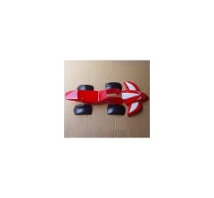 Carcasa Plastica Mini ATV-49cc-04 Rojo-Blanco Cuadrimoto