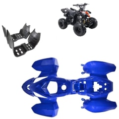Carcasa Plástica Raptor ATV 110cc Azul