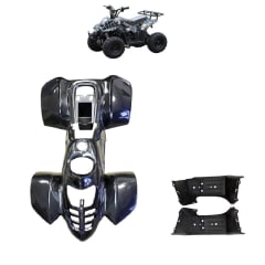 Carcasa Plástica ATV 110cc B2 Negro