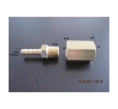 Conector compresor manguera aerógrafo