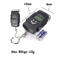 Balanza Pesa Portable 10g/50kg carita