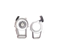 Tirador partida 3P77 aluminio c/engr plástico