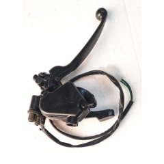 Manilla Doble Freno c/Seguro, Acelerador Dedo, Cable 120mm