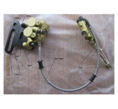 Bomba Freno trasero con bomba pie y soporte