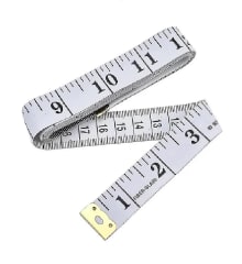 Huincha De Medir De Costura 150cm Cinta Metrica Blanco