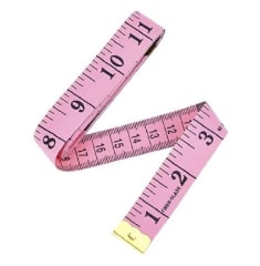Huincha De Medir De Costura 150cm Cinta Metrica Rosado