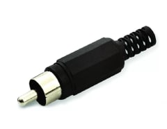 Conector Dc Plug Macho 3mm Negro