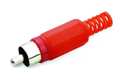 Conector Dc Plug Macho 3mm Rojo