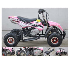 Mini Moto ATV 49cc 2T aro 4 Cuadrimoto Rosado