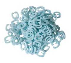 Gancho Pasador Para Sosten Azul Claro x 10 Unid.