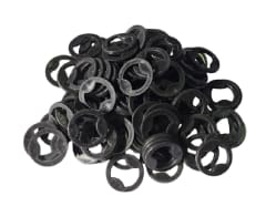 Argolla Pasador Sosten Negro x 10 Unid.