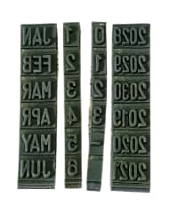 Repuesto Banda Sello Goma Rodante 9 Digitos Para Fecha