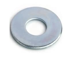 Golilla Plana 6x10x1mm Zincada X 10 Unid.