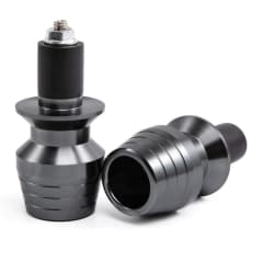 Tope Extremo Manillar Manubrio Grafito Par