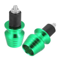 Tope Extremo Manillar Manubrio Verde Par