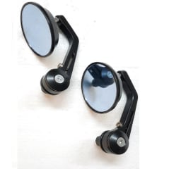 Espejo tope manubrio negro A256-6A