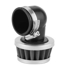 Filtro Aire 90° DI-35 Aluminio Plateado
