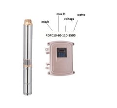 Bomba Solar Pozo Profundo 13m3/h H 60mt