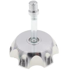Tapa estanque Bencina Aluminio c/v DI-49,5mm Plata