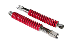 Amortiguador Trasero LT-39cm 50x360mm DR7 DI-10mm Rojo Par