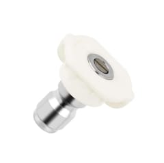 Boquilla Rociadora a Presion 1/4'' Blanco Inox.
