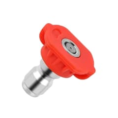 Boquilla Rociadora a Presion 1/4? Rojo Inox.