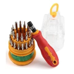 Kit de Herramientas de Destornillador Magnético Universal Multifuncional 31 pzas
