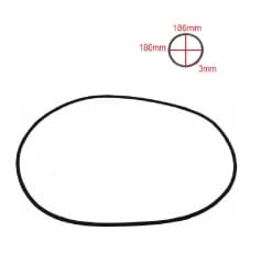 O-Ring Goma 180x186x3mm