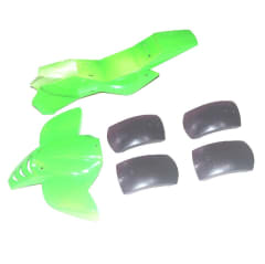 Carcasa Plastica Mini ATV-49cc-04 Verde Cuadrimoto