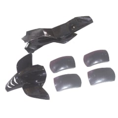 Carcasa Plastica Mini-ATV-49cc-04 Negro Cuadrimoto