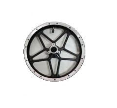 Llanta 10D 2.50-10 Alum mini moto cros 49cc negra Delantera