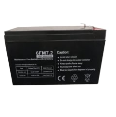 Batería 12VDC 7.2AH/20HR 6FM7.2 Moto Electrica Scooter