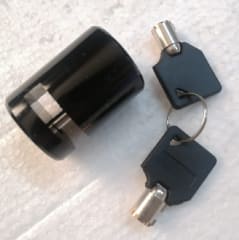 Candado Cilindro Moto Negro