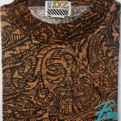 Polera Estampada M/C BZ-2 T-M Cafe