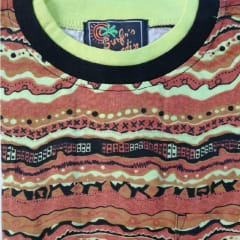 Polera Estampada M/C BZ-4 T-XL Cafe