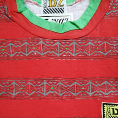Polera Estampada M/C BZ -6 CU T-L Roja