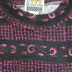 Polera Estampada M/C BZ-7 T-L Fucsia