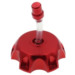 Tapa Estanque Bencina Aluminio c/v DI-49,5mm Rojo