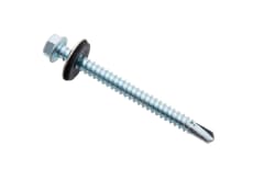 Tornillo Autoperforante Hexagonal 2 1/2'' x 12 mm C/Golilla x 5 Unid.