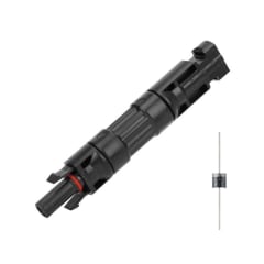 Conector MC4 con Diodo 20A Solar