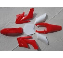 Carcasa Plastica Mini Cross 49cc Rojo-blanco Moto (copia)