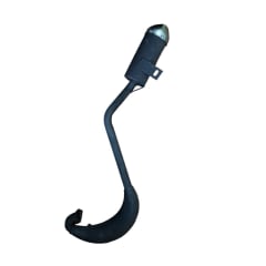 Tubo Escape Mini Moto 49cc 2T Negro