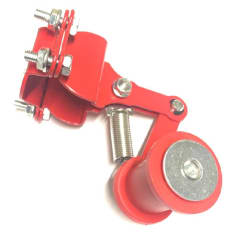 Tensor Cadena Moto Base Rojo Rodillo Rojo