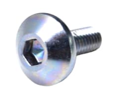 Perno Parker M5x16mm Paso 1.0 Zincado Cabeza Sombrero Redonda Plana