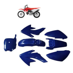 Carcasa Plástica Moto CRF70 Azul