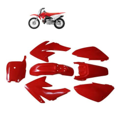 Carcasa Plástica Moto CRF70 Rojo