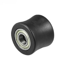 Rodillo Tensor Guia Cadena Liso 8mm Negro Moto